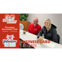 Business Card Exchange at Volunteer Fox Cities