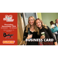 Business Card Exchange at Badger Sports Park