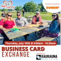 Business Card Exchange - Hydro Park hosted by Kaukauna Utilities