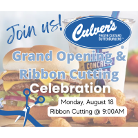Grand Opening & Ribbon Cutting - Culvers of Combined Locks