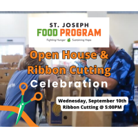 Ribbon Cutting - St. Joseph Food Program