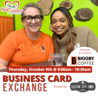 Business Card Exchange at Electric City Lanes