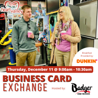 Business Card Exchange at Badger Sports Park