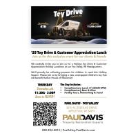 Toy Drive held at Paul Davis
