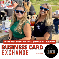 Business Card Exchange at IVR Restaurant
