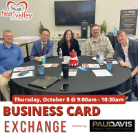 Business Card Exchange at Paul Davis Restoration