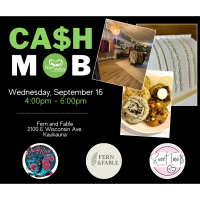 Cash Mob at Fern and Fabel