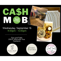 Cash Mob at Fern and Fable with Sweet Treats by Amy & Dusty Rose Permanent Jewelry