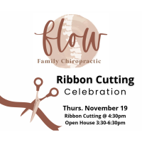 Grand Opening & Ribbon Cutting - Flow Family Chiropractic