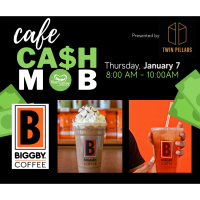 Cafe Cash Mob at Biggby Coffee