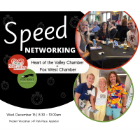 Speed Networking - Heart of the Valley Chamber & Fox West Chamber