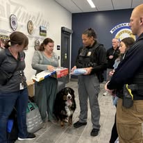 Gifing a Nintendo Switch to our School Resource Officers 