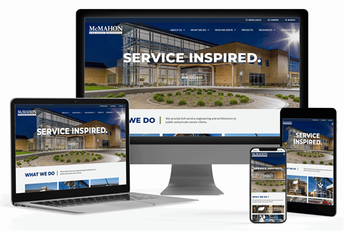 McMahon website redesign