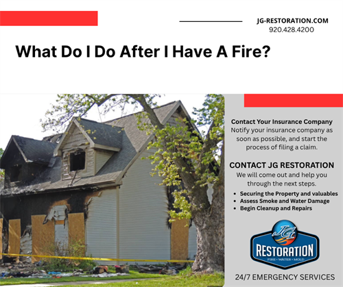 We help guide you through the hard times of your life after a fire.