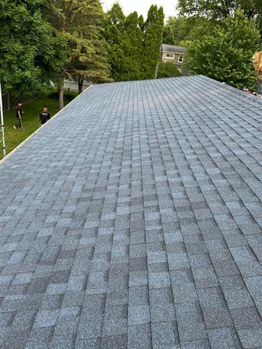 New roof installation in North Fond du Lac, WI—built to last and designed to protect, no matter the season.