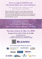 14th Annual Dinner for a Cause