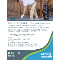 Men in Business:  Golf and Grub Event