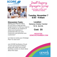 SCORE Small Business Discussion Group
