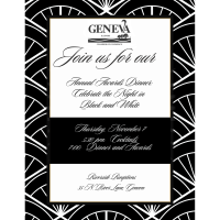 Geneva Chamber Annual Awards Dinner: Celebrate the Night in Black and White