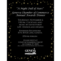 "A Night Full of Stars" Geneva Chamber Annual Awards Dinner