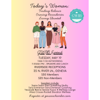 GWIB Event: Today's Woman: Finding Balance, Owning Boundaries and Living Elevated