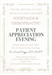Patient Appreciation Event - Cocktails and Chiropractic