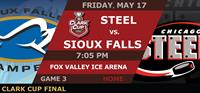 CLARK CUP FINAL: CHICAGO STEEL VS. SIOUX FALLS STAMPEDE
