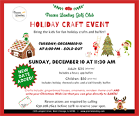 Holiday Craft Event at Prairie Landing