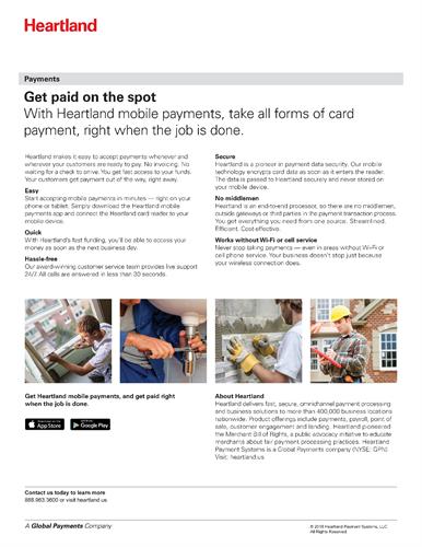 Get Paid on the spot with Mobile Pay