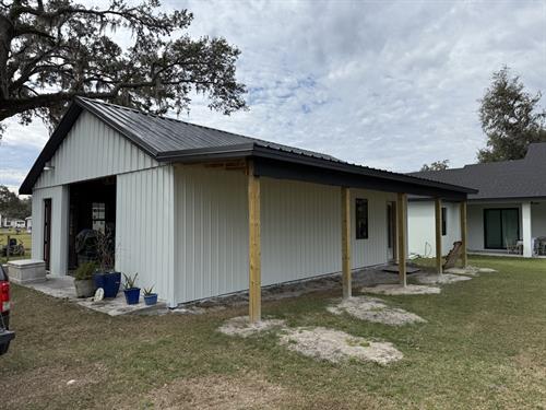 Replacement metal roof