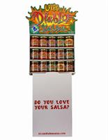 Little Diablo Salsa Grocer Display