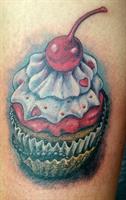 Cupcake Tattoo by Justin Whitehouse