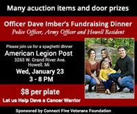 David Imber Charity Dinner and Silent Auction to raise funds for Cancer medical bills