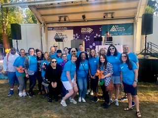 AAA 1B Staff participating in the Alzheimer's Walk