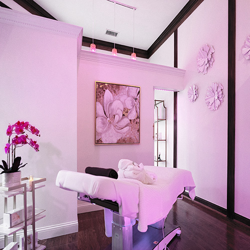 Our private spa is by appointment only. We only schedule one client at a time to ensure privacy and that the experience is as comfortable as possible for our clients. 