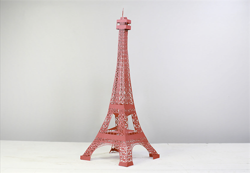 Laser Cut 3D Eiffel Tower - Graphic Design and Print