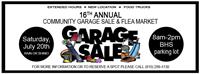 16th Annual Community Garage Sale & Flea Market
