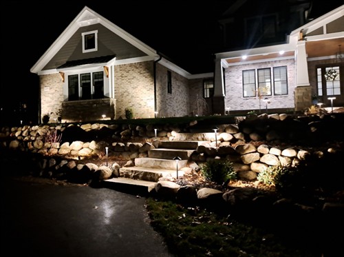 Low voltage landscape lighting design