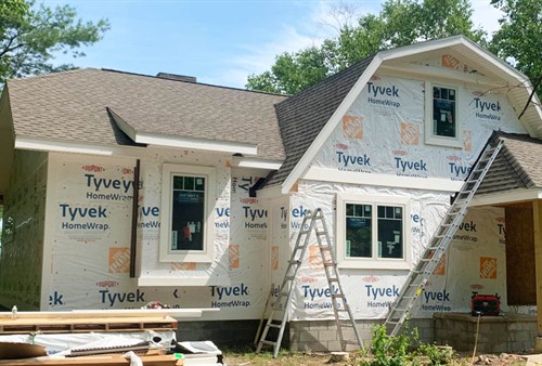 Vinyl and fiber cement siding 