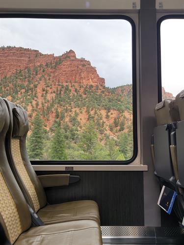 Rocky Mountaineer Rockies to the Red Rocks Seat View