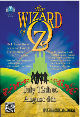 Wizard of Oz July 12 to August 4, 2024