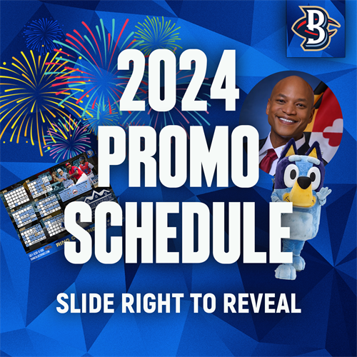 Check out the 2024 Blue Crabs promotional schedule at www.somdbluecrabs.com