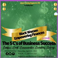 FREE VIRTUAL EVENT - 5 C's OF BUSINESS FINANCIAL SUCCESS