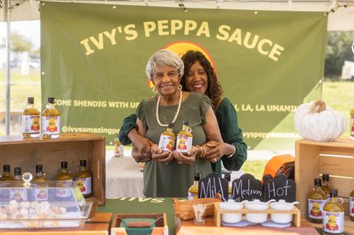 Meet the creator of Ivy's Peppa Sauce! My mom, Ivy!