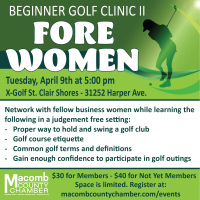Beginner Golf Clinic Fore Women II