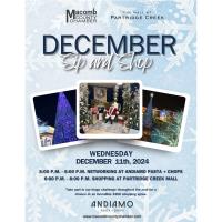 December Sip and Shop