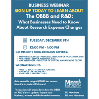 The One Big Beautiful Bill - What Businesses Need to Know