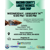 Macomb County's Largest Business Card Swap