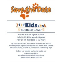 Humane Society of Macomb's Kids Summer Camp