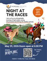 Humane Society of Macomb Night at the Races